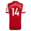 8224 MAILLOT ARSENAL DOMICILE AUBAMEYANG 2021 2022