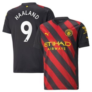 MAILLOT MANCHESTER CITY EXTERIEUR HAALAND 2022-2023