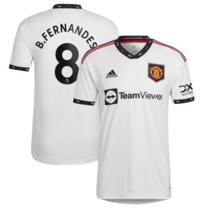 MAILLOT MANCHESTER UNITED EXTERIEUR BRUNO FERNANDES 2022-2023