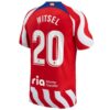 9352 PACK ATLETICO MADRID DOMICILE WITSEL. ENSEMBLE ADULTE MAILLOT ET SHORT 2022 2023