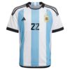 10854 PACK JUNIOR ARGENTINE DOMICILE LAUTARO MARTINEZ. ENSEMBLE MAILLOT ET SHORT 2022 2023