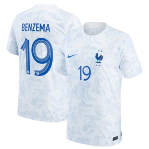 MAILLOT FRANCE EXTERIEUR BENZEMA 2022-2023