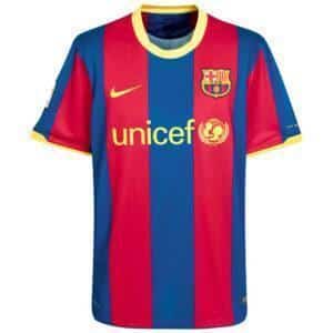 MAILLOT RETRO FC BARCELONE DOMICILE 2010-2011