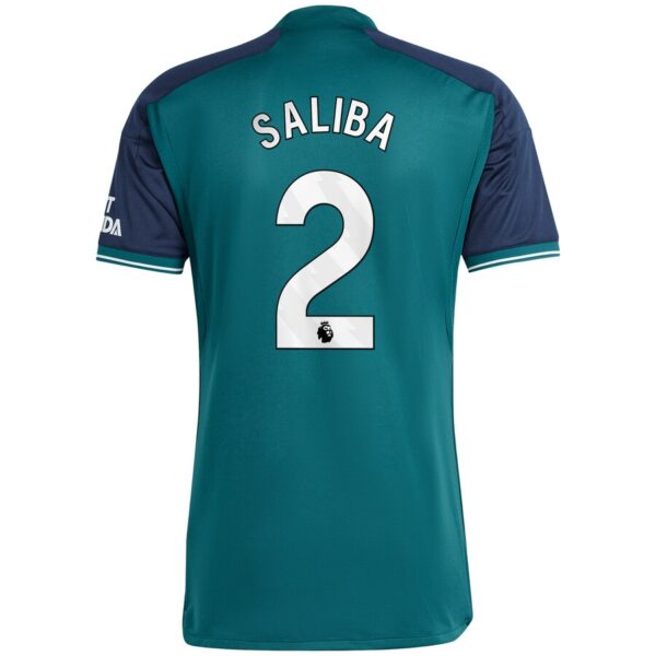 MAILLOT ARSENAL THIRD SALIBA 2023-2024