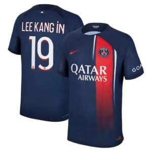 MAILLOT PSG DOMICILE LEE KANG IN VERSION VAPOR MATCH 2023-2024