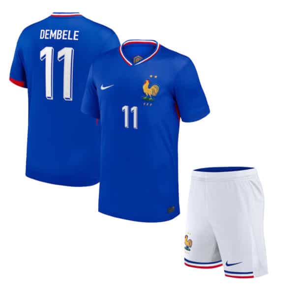 PACK JUNIOR FRANCE DEMBELE DOMICILE SAISON 2024-2025