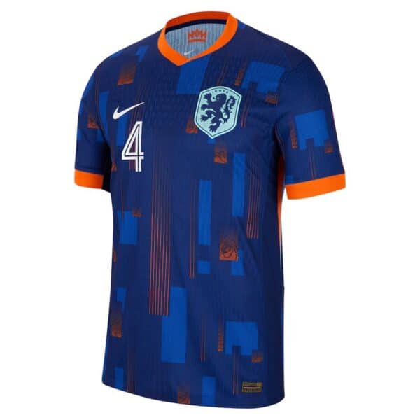 MAILLOT PAYS-BAS EXTERIEUR VIRGIL VAN DIJK DRI-FIT ADV VAPOR MATCH SAISON 2024-2025