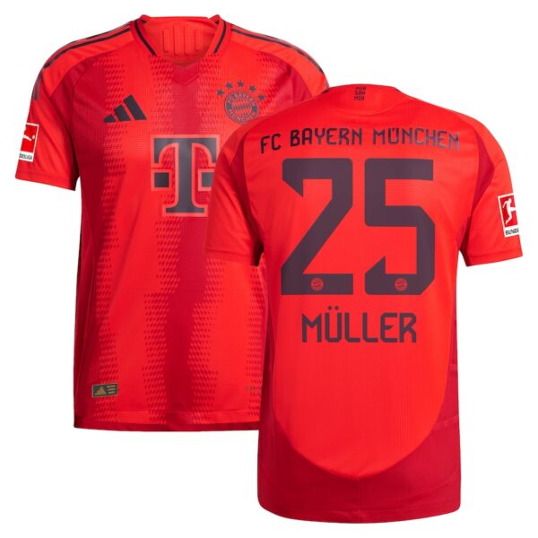 MAILLOT BAYERN MUNICH DOMICILE MULLER VERSION AUTHENTIC SAISON 2024-2025