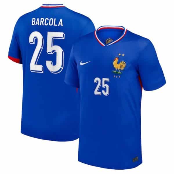 MAILLOT FRANCE DOMICILE BARCOLA SAISON 2024-2025