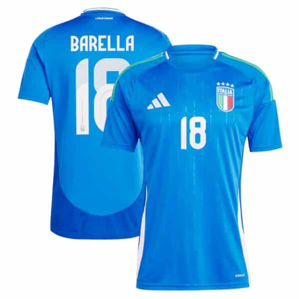 MAILLOT ITALIE DOMICILE BARELLA SAISON 2024-2025