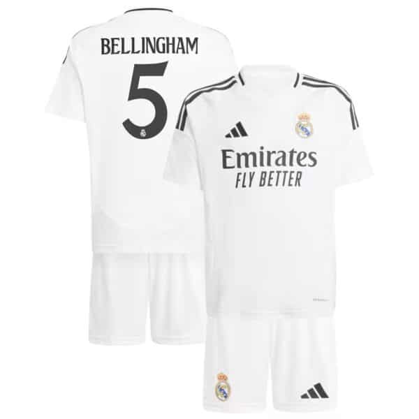 PACK JUNIOR REAL MADRID DOMICILE BELLINGHAM SAISON 2024-2025