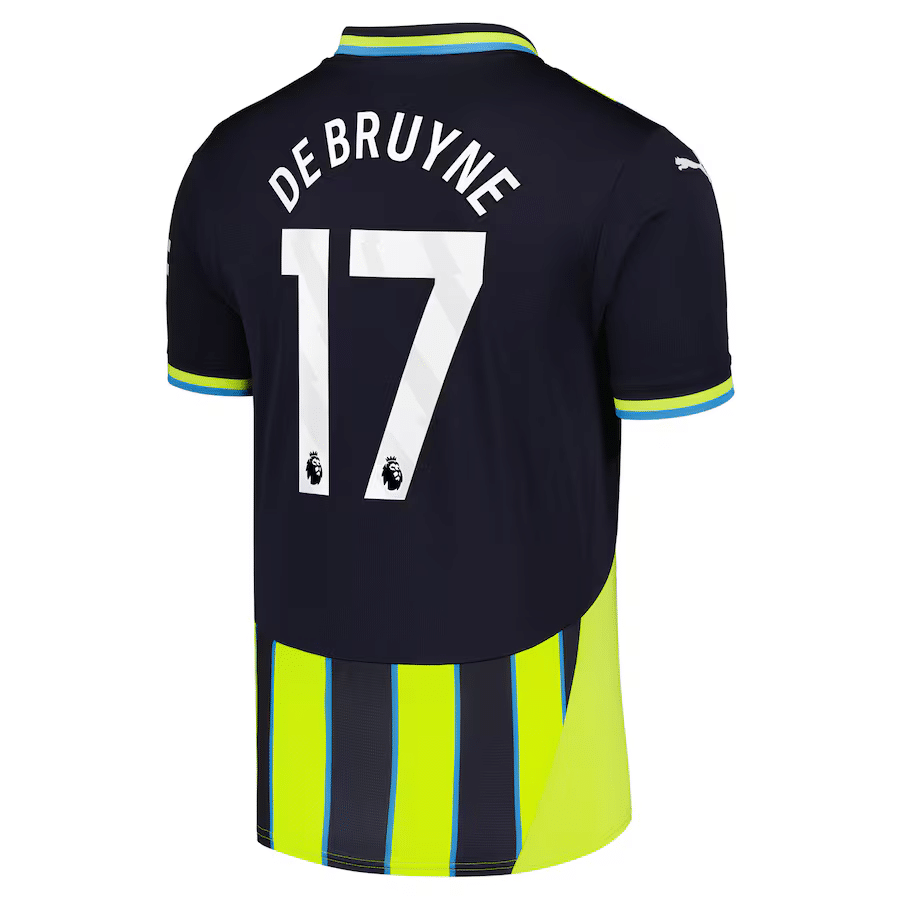 MAILLOT MANCHESTER CITY EXTERIEUR DE BRUYNE 2024-2025