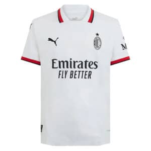 MAILLOT MILAN AC EXTERIEUR VERSION AUTHENTIC SAISON 2024-2025