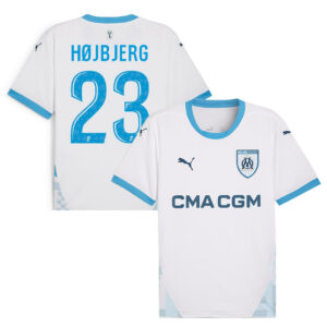 MAILLOT OLYMPIQUE DE MARSEILLE DOMICILE HOJBJERG SAISON 2024-2025