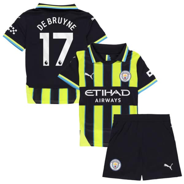 PACK JUNIOR MANCHESTER CITY EXTERIEUR DE BRUYNE SAISON 2024-2025