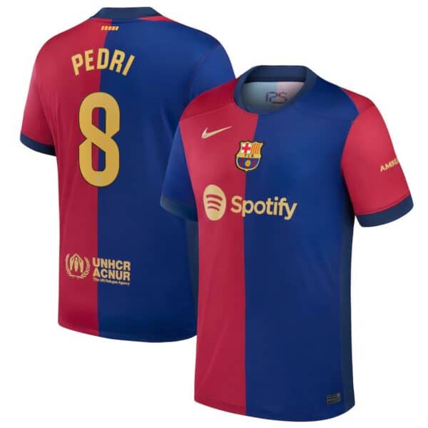 MAILLOT FC BARCELONE DOMICILE PEDRI SAISON 2024-2025