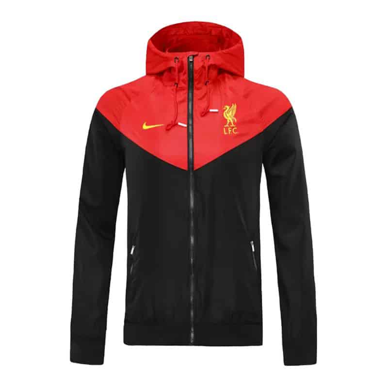 VESTE IMPERMEABLE A CAPUCHE LIVERPOOL SAISON 2020-2021