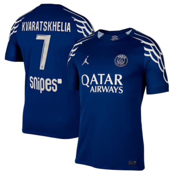 MAILLOT PSG 4TH KVARATSKHELIA SAISON 2024-2025